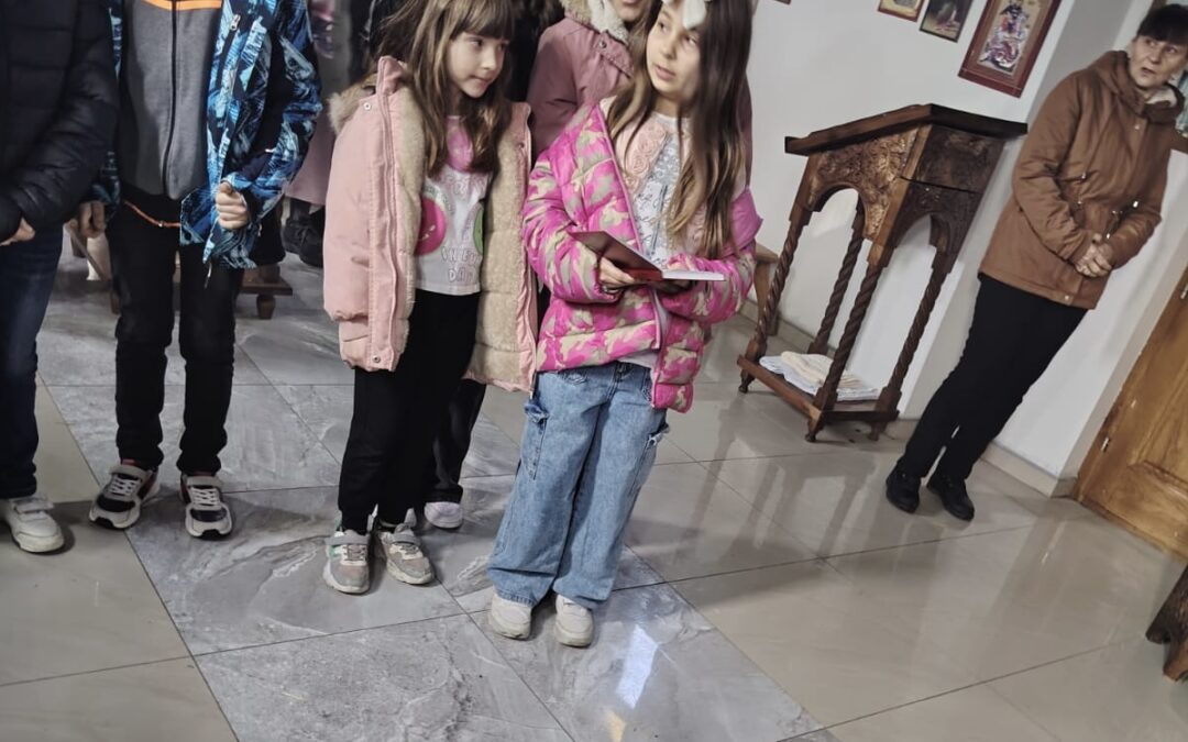 Светосавска литургија уз песму ученика наше школе